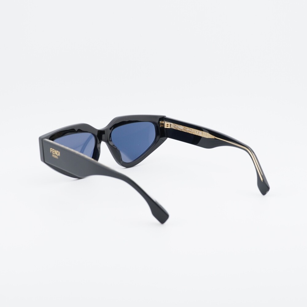 NWT Fendi FE40163U-01V-54 Black 54mm Sunglasses - Picture 3 of 5